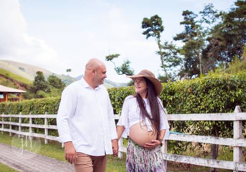 Gestante de Ensaio Gestante -  A espera por Miguel