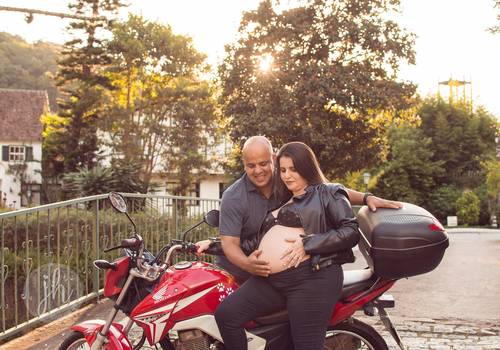 Gestante de A espera de Miguel - Ensaio Gestante