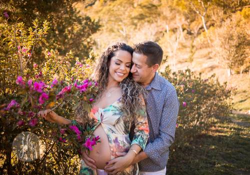 Gestante de A espera de Pedro - Ensaio Gestante