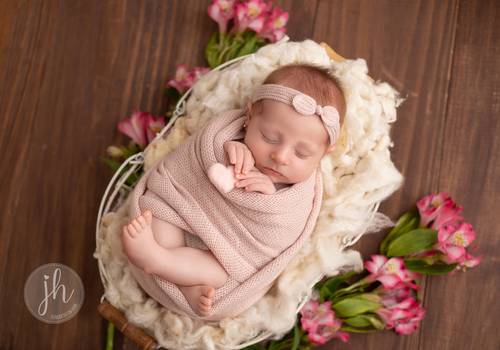 Newborn de Ensaio newborn Lívia - 27 dias