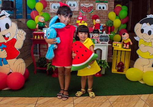 Aniversário infantil de Aniversário das irmãs Fabi e Isa