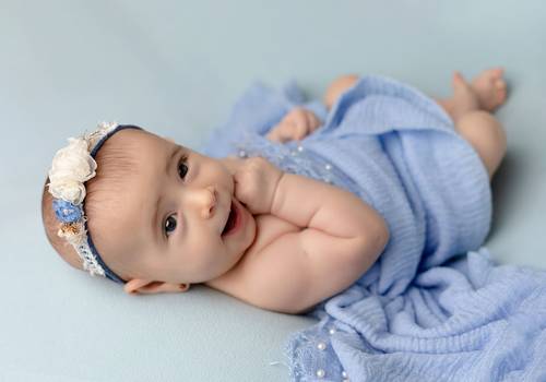 Acompanhamento de bebês de Ensaio do bebê - 3 meses