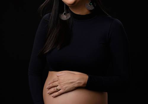 Gestante Estúdio de Maternity Session - Tatiana 