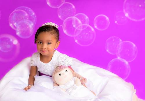 Infantil de Ensaio Infantil da Mariana