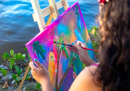 Infantil de Ensaio Pintura Sophia 