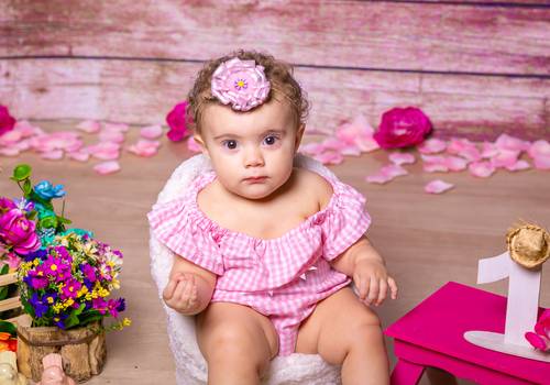 Infantil de Ensaio bebe Ana Vitória