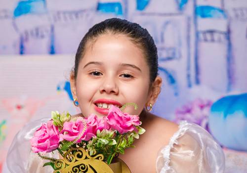 Infantil de Ensaio Cinderela da Maria Valentina