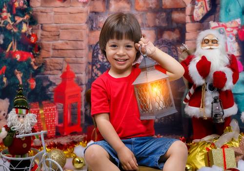 Infantil de Ensaio Natal do Murilo