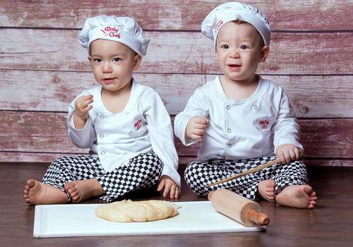 Infantil de Ensaio Cozinheiro Infantil