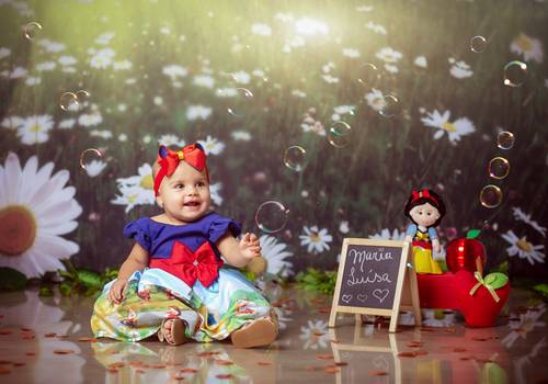 Infantil de Ensaio Infantil da Maria Luiza