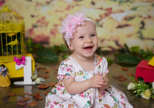 Infantil de Ensaio Smash da Helena