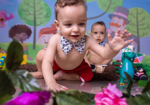 Infantil de Ensaio Infantil Daniel & Denzel