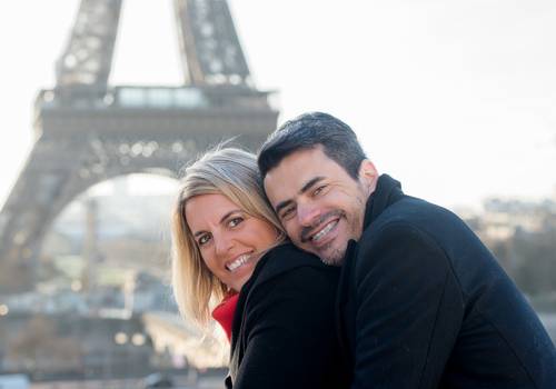 Casais em Paris de Diego e Emilce em Paris