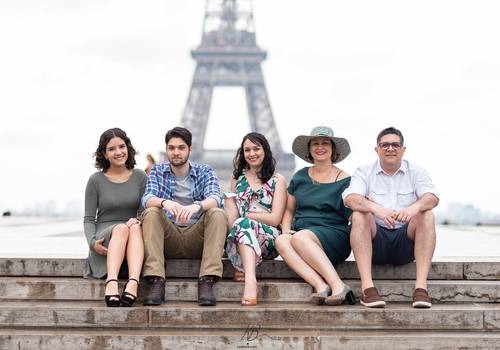 Fotos de Familia em Paris de Priscila&Alexandre e familia