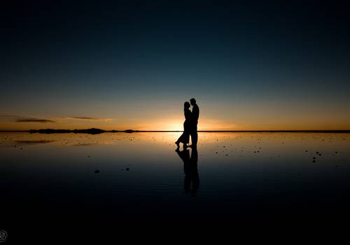 Uyuni de Ranuaq y Silvana en el Salar