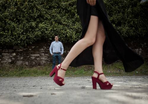 parejas de Mary y Ale del colegio a las montañas 