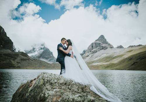Post bodas de Made y Freddy entre lagunas y montañas 