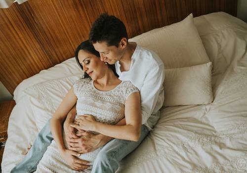 Maternidad de La espera de Judith en casa