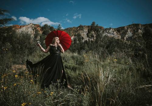 individual de Ale y su sesión Rom/Goth