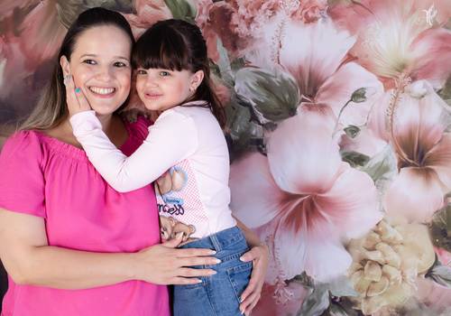 Família de Eriana e Maria Clara (Dia das mães)