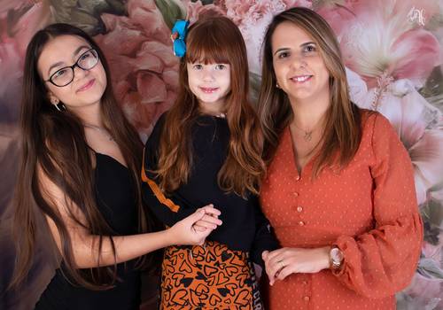 Família de Elaine, Ana Júlia e Ana Lívia (Dia das mães)