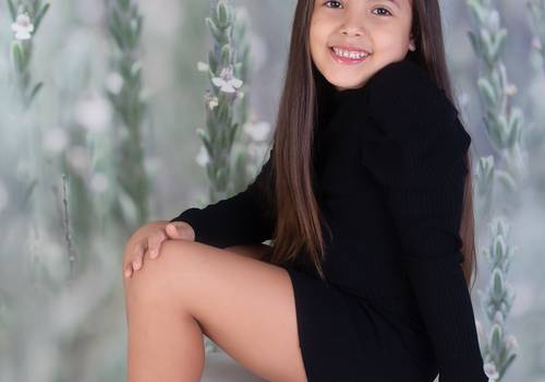 Ensaio de Maria Laura, 6 anos