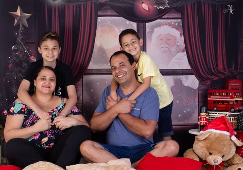 Família de Tiago, André, Claudinha e Roberto