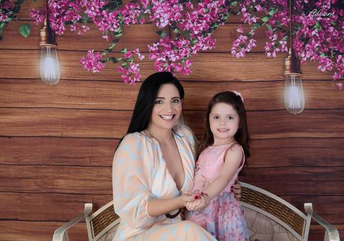 Família de Natália e Lívia (Especial das mães)