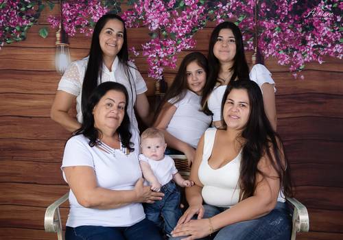Família de Suelen, Sthefani, Miguel, Nilze, Tatiane e Viviane (Especial das mães)
