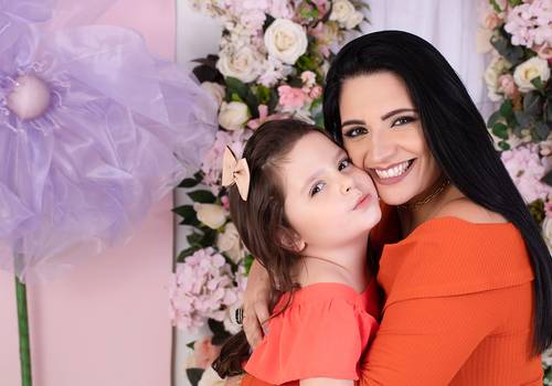 Família de Natália e Lívia (Especial das Mães)