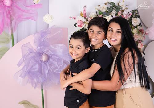 Família de Samira, Gustavo e Felipe (Especial das Mães)