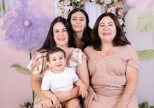Família de Giselsa, Larissa, Júlia e Eduardo (Especial das Mães)