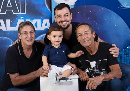 Família de Miguel, Marquinho e os vovôs Marco e James (Especial dos Pais)