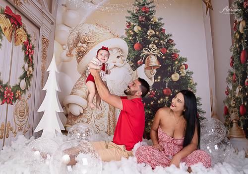 Família de Bruna, Rodolfo e Antonella (Memórias de Natal)