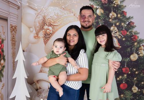 Família de Juliana, Henrique, Ana Júlia e João Miguel (Memórias de Natal)