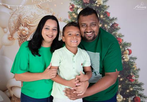 Família de Mayara, Bruno e Heitor (Memórias de Natal)