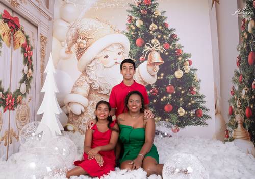 Família de Dani, Arthur e Thailine (Memórias de Natal)
