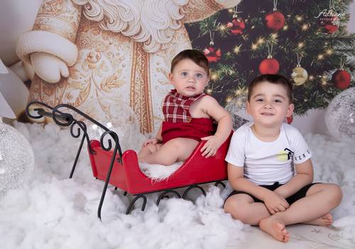 Família de Théo e Davi (Memórias de Natal)