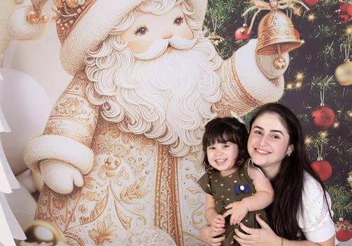 Família de Michele e Melissa (Memórias de Natal)