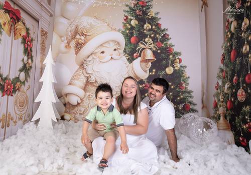Família de Amanda, Rafael e Arthur (Memórias de Natal)