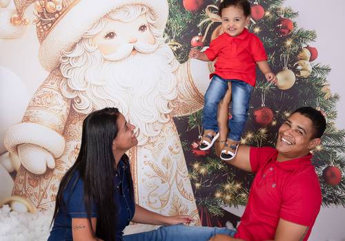 Família de Etilin, Murilo e Samuel (Memórias de Natal)