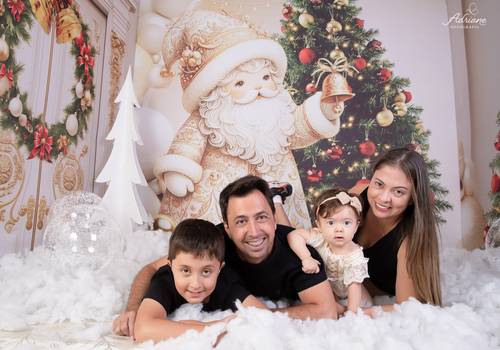 Família de Daya, Bruno, Arthur e Melissa (Memórias de Natal)