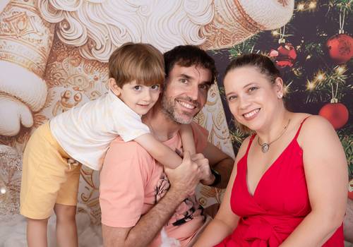 Família de Mery, Anderson e Matteo (Memórias de Natal)