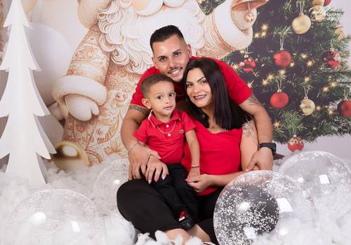 Família de Eva, Rodrigo e Anthony (Memórias de Natal)