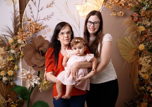 Família de Maria Lurdes, Jéssica e Cecília (Especial das Mães)