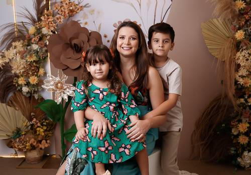 Família de Paula, João Vítor e Rafaela (Especial das Mães)