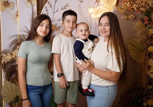 Família de Natália, Sophia, Miguel e Athos (Especial das Mães)