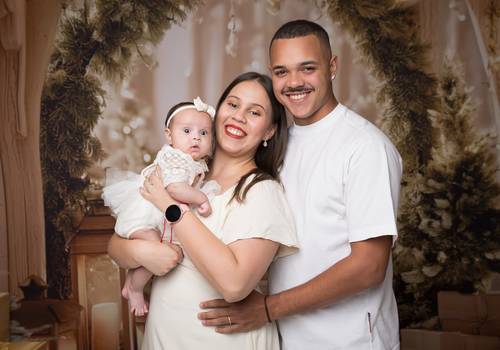 Família de Maria Eduarda, Ítalo e Maria Júlia (Especial de Natal)