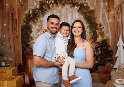 Família de Marquinho, Stefane e Miguel (Especial de Natal)