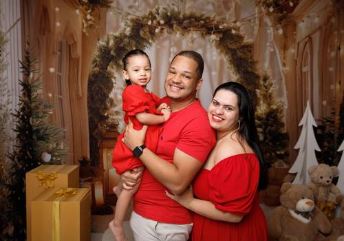 Família de Junior, Daiane e Maitê (Especial de Natal)
